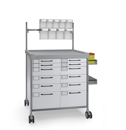 Carrello per terapia intensiva - 3860 W - Insausti - per anestesia / per sala operatoria / ospedaliero