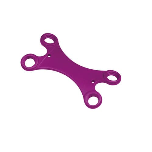 Placca di compressione per piede - Intercus - bloccata / in metallo