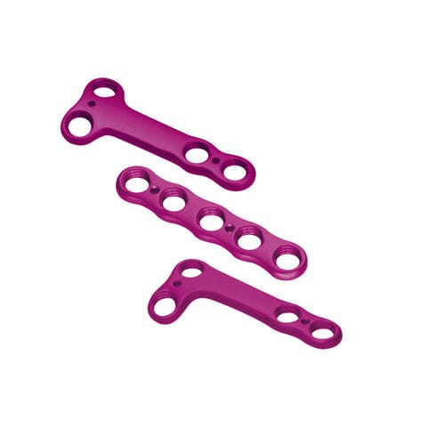 Placca di compressione per metatarso - Intercus - per avampiede / per articolazione metatarso-falangea / bloccata