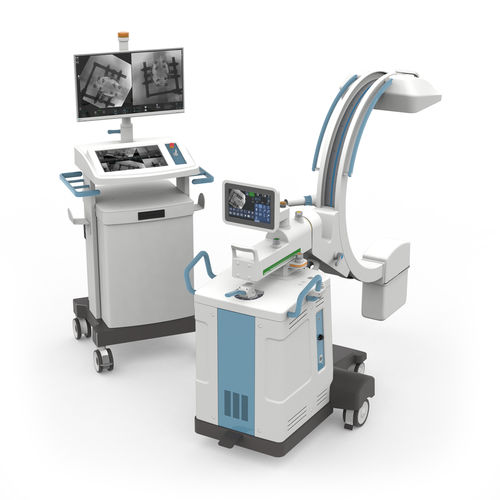 Amplificatore di brillanza mobile - RADIUS EVO - Intermedical - con sensore piano / con colonna video