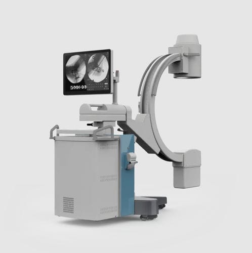Amplificatore di brillanza mobile - Radius Single - Intermedical - con tubo intensificatore di immagine / con video monitor integrato