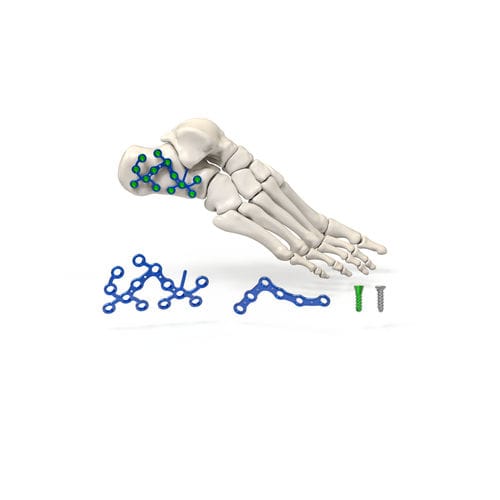 Placca di compressione per calcagno - ARIX 3.5 - Jeil Medical Corporation - bloccata / in titanio