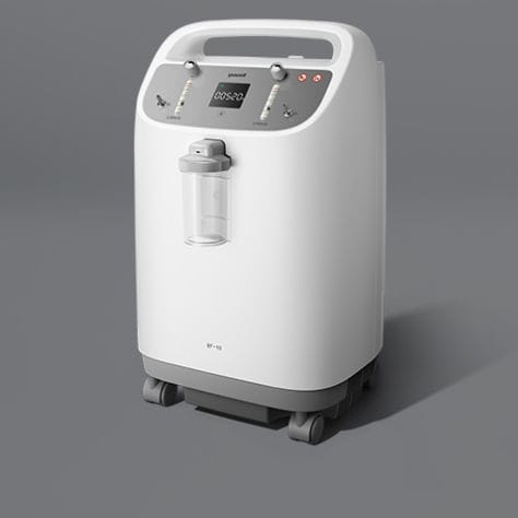 Concentratore di ossigeno medico - 8F-10 - Jiangsu Yuyue Medical Equipment & Supply - con rotelle