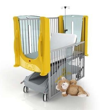 Culla pediatrica inclinabile - Cuddle - Stiegelmeyer GmbH & Co. KG - Trendelenburg / trasparente / elettrica