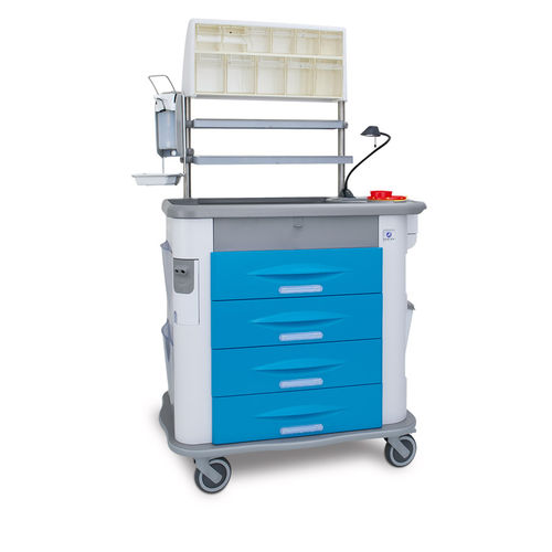Carrello medico - MG - AURION - per farmaci / per trattamenti / 4 cassetti