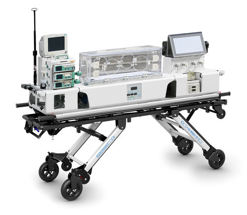 Barella con carrello da trasporto - TG-880 C4 - Kartsana - di emergenza / per incubatrici neonatali / meccanica
