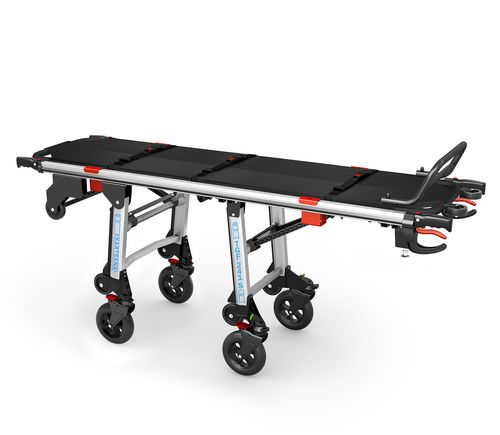 Barella mortuaria con carrello - TGF-241S4 - Kartsana - da trasporto / manuale