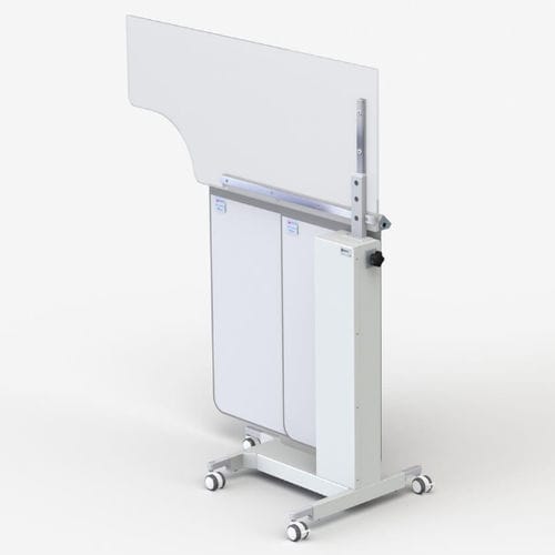 Pannello schermante di radioprotezione raggi X - 326/05 - Kenex Electro-Medical - mobile / con finestra / 0.50 mm