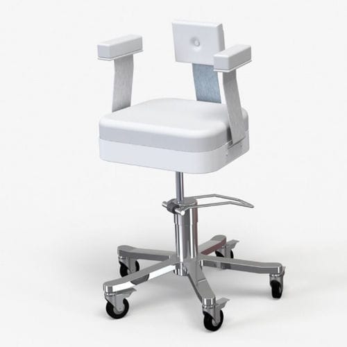 Poltrona da visita radiologico - 1501/D - Kenex Electro-Medical - idraulica / ad altezza regolabile / con rotelle