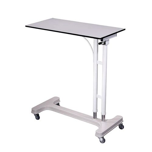 Tavolino servitore ad azionamento pneumatico - K058 / K - Kenmak Hospital Furnitures  - con rotelle / ad altezza regolabile
