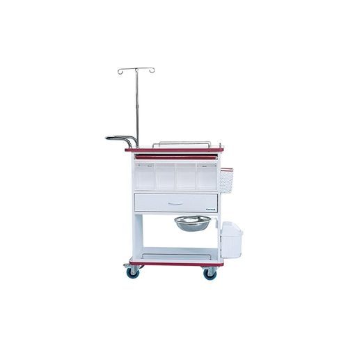 Carrello medico - K041 - Kenmak Hospital Furnitures  - portamedicinali / portarifiuti / 1 cassetto
