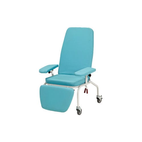 Poltrona per trasfusione di sangue manuale - K019 / B - Kenmak Hospital Furnitures  - a 3 sezioni / con rotelle
