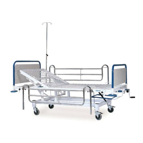 Letto da ospedale - K008 / A - Kenmak Hospital Furnitures  - manuale / Trendelenburg / con rotelle