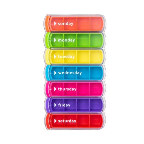 Portapillole settimanale - Mininizer Colour Rack - Kibodan A/S