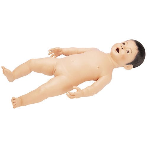 Manichino didattico per cure pediatriche - LM-052 - KOKEN  - per auscultazione / per prelievo di sangue / di nutrizione