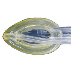 Maschera laringea in PVC - Crystal™ Contour Plus - KOO Industries - senza lattice / monouso / con valvola