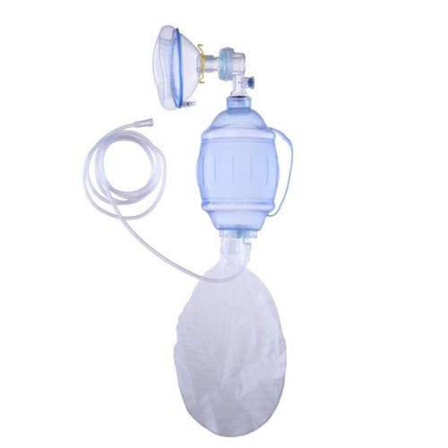 Rianimatore manuale in PVC - KM-80 series - KOO Industries - con valvola PEEP / monouso