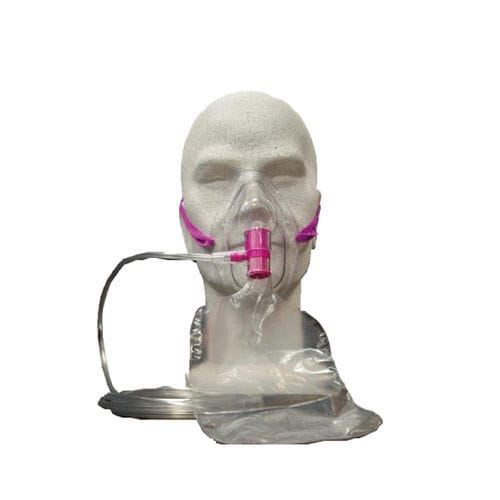 Maschera per ossigenoterapia in PVC - Evergreen - KOO Industries - senza lattice / ad alta concentrazione / monouso