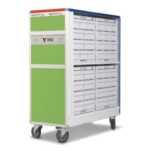 Carrello ospedaliero - Nodriza - KRZ - per uso generale / di trasporto / con cassettini