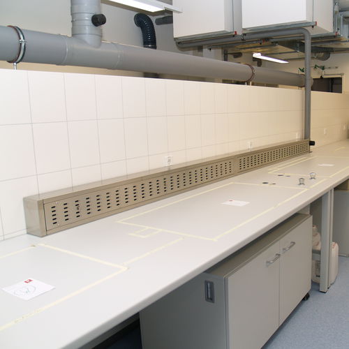 Cappa per aspirazione chimica - RWA-1000 - KUGEL medical GmbH & Co. KG - di scappamento / per laboratorio di istopatologia / da banco