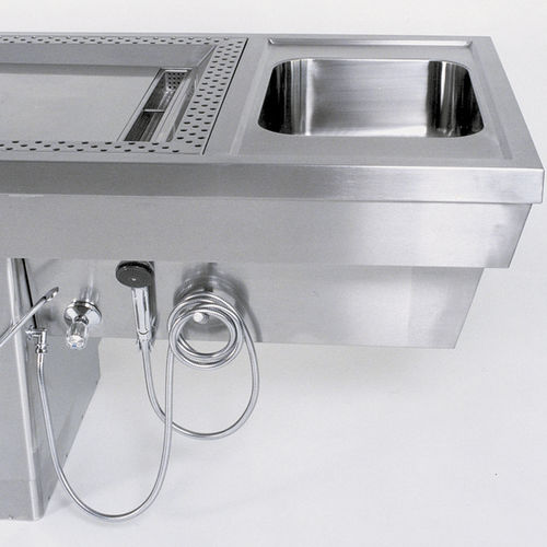 Tavolo di autopsia - STV 10/100 - KUGEL medical GmbH & Co. KG - di dissezione / di lavaggio salme / di anatomia