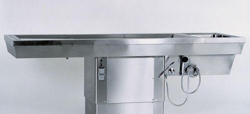 Tavolo per autopsia per medicina legale - STV 10/850 - KUGEL medical GmbH & Co. KG - per laboratorio di istopatologia / di dissezione / di lavaggio salme