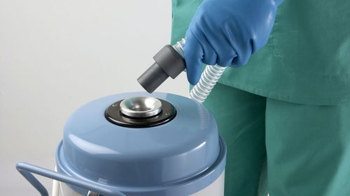 Sega per autopsia elettrica - SF-4000 - KUGEL medical GmbH & Co. KG - con aspiratore