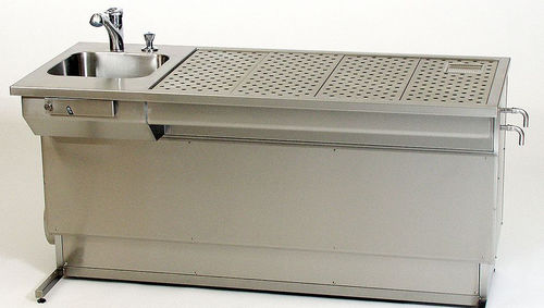 Tavolo per macroscopia - UCS-E-2000 - KUGEL medical GmbH & Co. KG - da laboratorio / rettangolare / con ventilazione discendente