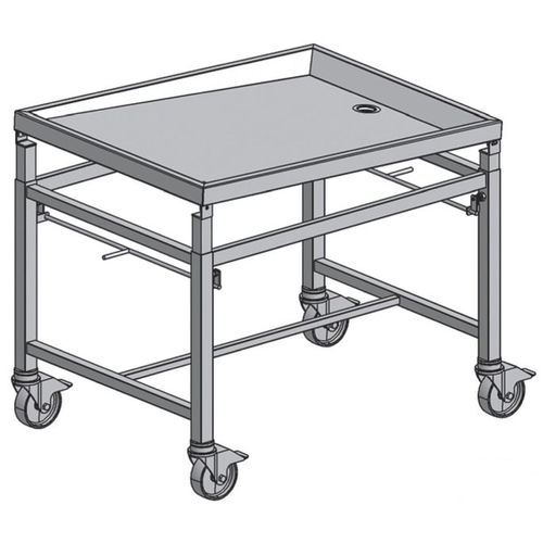 Tavolo ad altezza regolabile - KST 120-75-MH - KUGEL medical GmbH & Co. KG - per sperimentazione animale / di autopsia / di dissezione