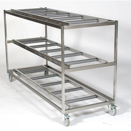 Scaffalatura 5 ripiani - REF 32/750-05 - KUGEL medical GmbH & Co. KG - per stoccaggio di cadaveri / mobile / in acciaio inossidabile