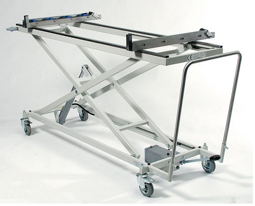 Carrello portaferetri - HTW 50/250-R1-M-Q - KUGEL medical GmbH & Co. KG - di trasporto / in acciaio inossidabile / idraulico