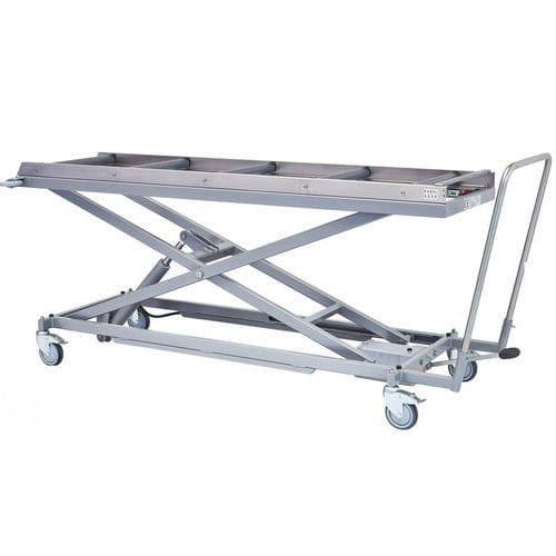 Carrello portaferetri - HTW 50/250-R1-M-1650 - KUGEL medical GmbH & Co. KG - di trasporto / per movimentazione / in acciaio inossidabile