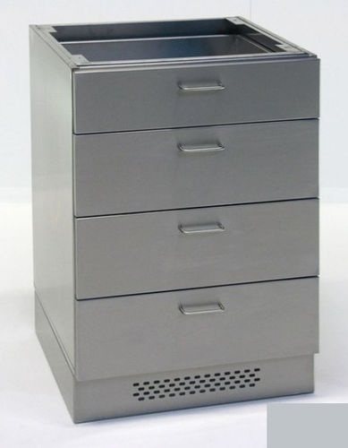 Armadio per basi - UBS-SB-5-400 - KUGEL medical GmbH & Co. KG - da laboratorio / con cassetti / in acciaio inossidabile
