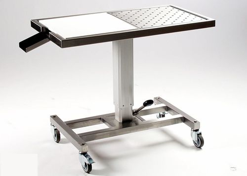Carrello portastrumenti - BTH 81/8060-AS - KUGEL medical GmbH & Co. KG - in acciaio inossidabile / idraulico / mobile