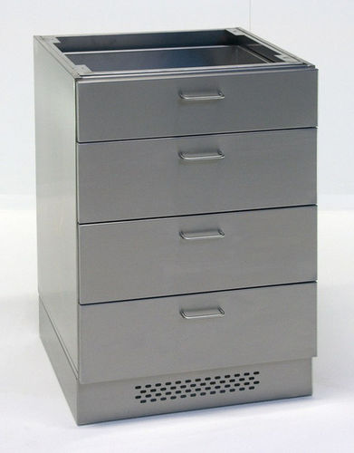 Armadio per basi - UBS-SB-4-400 - KUGEL medical GmbH & Co. KG - da laboratorio / con cassetti / in acciaio inossidabile
