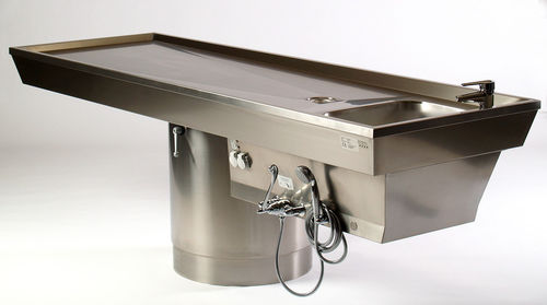 Tavolo di autopsia - ST 10/150 - KUGEL medical GmbH & Co. KG - di dissezione / di lavaggio salme / di dissezione di organi
