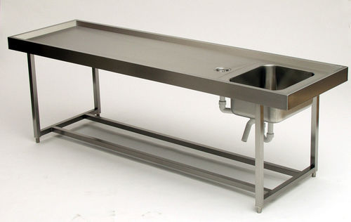 Tavolo di autopsia - ST 10/400 - KUGEL medical GmbH & Co. KG - di dissezione / di lavaggio salme / di anatomia
