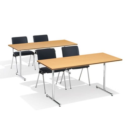 Tavolo da pranzo - 4000 Delgado - Kusch+Co GmbH - rettangolare / rotondo / pieghevole