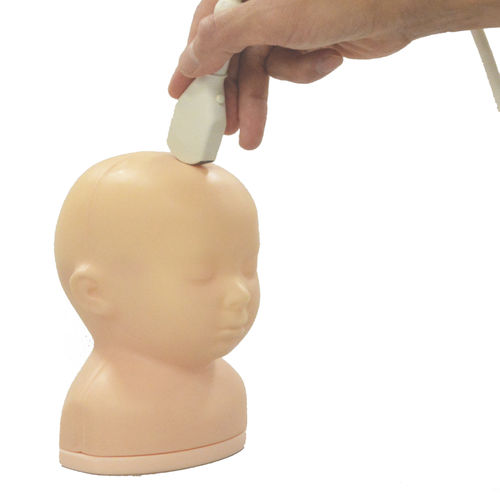 Manichino didattico per cure pediatriche - US-14a  - Kyoto Kagaku  - per ecografia / neonatale / di testa