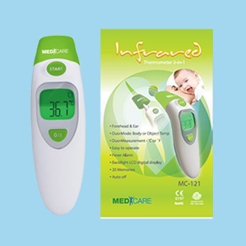 Termometro medico - MC-121 - L-Tac Medicare - a infrarossi / frontale / auricolare