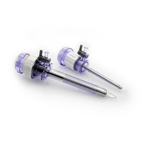 Trocar per laparascopia - Port™ TR - Lagis Endosurgical - con connettore per insufflazione / con camicia