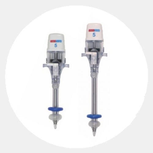 Trocar per laparascopia - BC5SS-C - LaproSurge  - con punta arrotondata / con camicia / con connettore per insufflazione