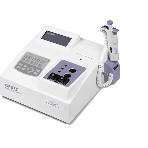 Analizzatore di coagulazione semiautomatico - CERES - LINEAR CHEMICALS - 2 canali / da banco