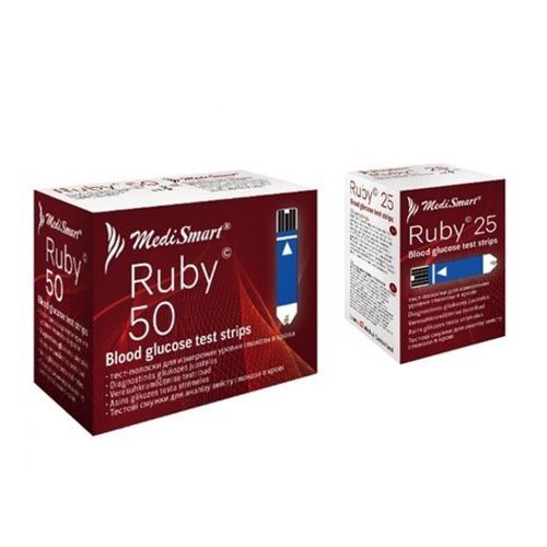 Striscia analitica del diabete - EN-RU-LT-EE-LV-UK - Lobeck Medical AG - di glucosio / di sangue