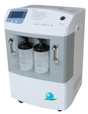 Concentratore di ossigeno medico - 0 - 8 L/min | JAY-8 - Longfian Scitech Co., Ltd - con rotelle / con pulsossimetro