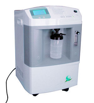 Concentratore di ossigeno medico - 0 - 3 L/min | JAY-3 - Longfian Scitech Co., Ltd - con rotelle / con pulsossimetro