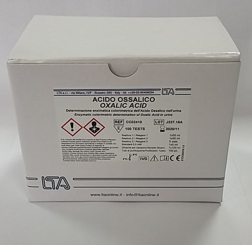 Kit di test per chimica clinica - CC02400, CC02410 - LTA  - dell'acido ossalico / di urina / enzimatico
