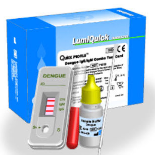Kit di test della febbre dengue - QuickProfile™  - LumiQuick Diagnostics Inc. - d'IgG / di IgM / virale