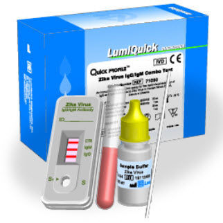 Kit di test del virus Zika - QuickProfile™  - LumiQuick Diagnostics Inc. - d'IgG / di IgM / di siero