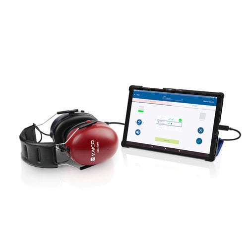 Audiometro per screening - easyTone - MAICO Diagnostics - audiometria infantile / audiometria per adulti / basato su tablet